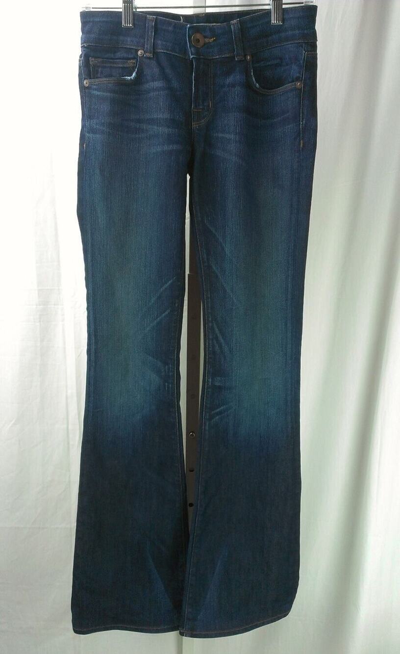 J Brand Lowrise Flair Leg Jeans in Tyro Wash Size 26 x 33